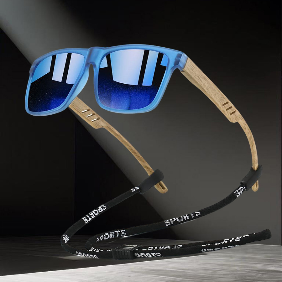 ファッションスクエアサングラスチェーンディテール付き男女兼用 - Sunglass Retainer Cord のレビューと価格