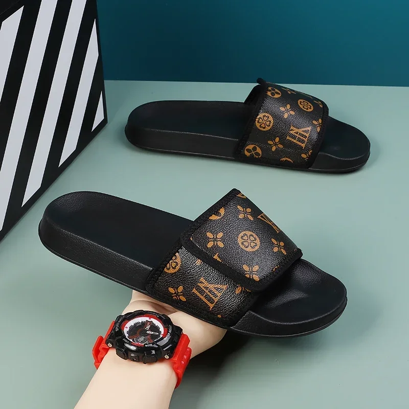 メンズ本革サンダル快適な男性サンダルハウススリッパ男性夏の靴 - Flip Flop Leather Men のレビューと価格