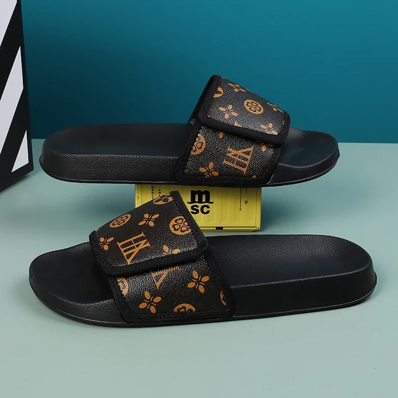 メンズ本革サンダル快適な男性サンダルハウススリッパ男性夏の靴 - Flip Flop Leather Men のレビューと価格
