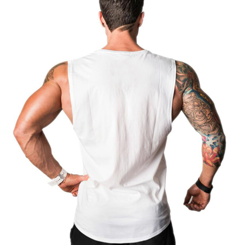 メンズサマーノースリーブ通気性シングレット クールジムワーク - Tank Top Muscle のレビューと価格