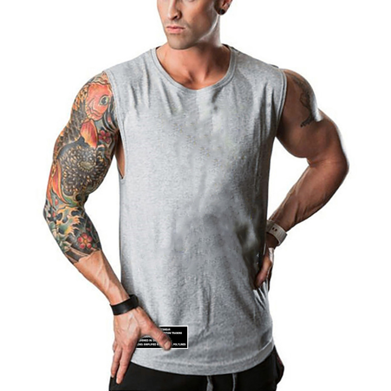メンズサマーノースリーブ通気性シングレット クールジムワーク - Tank Top Muscle のレビューと価格