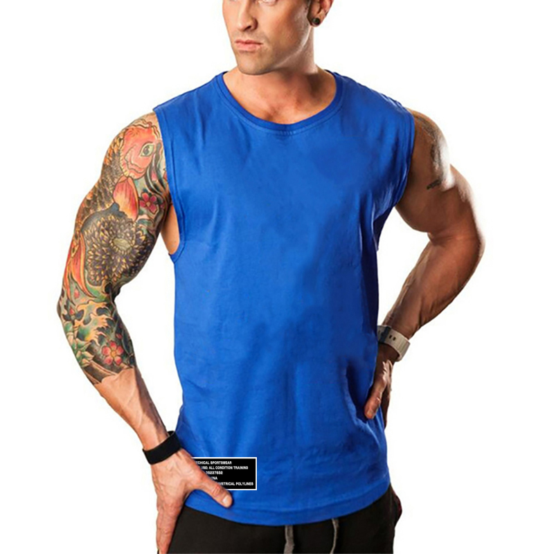 メンズサマーノースリーブ通気性シングレット クールジムワーク - Tank Top Muscle のレビューと価格