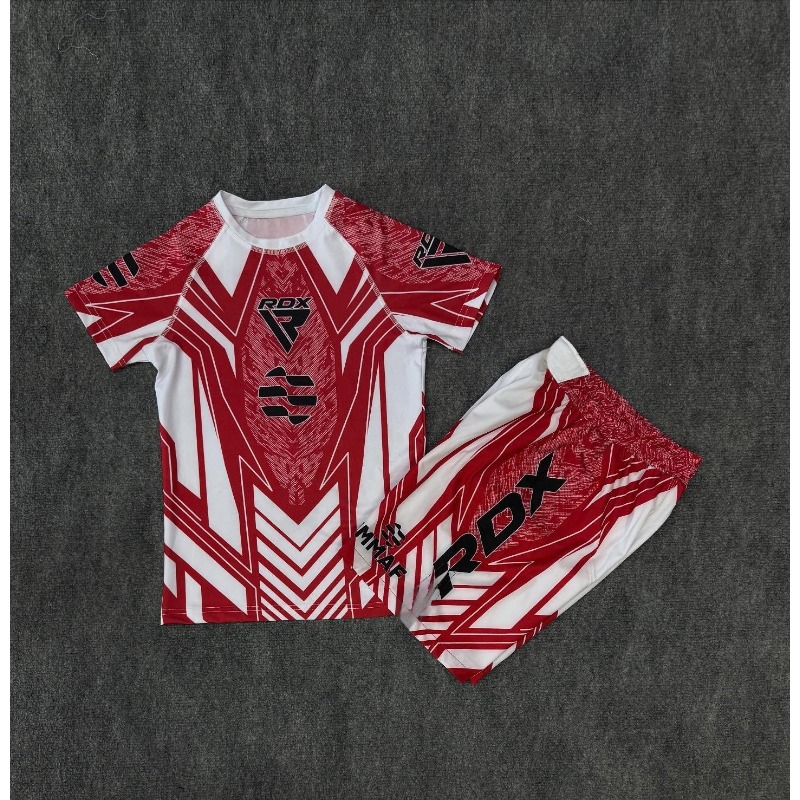 新しいファイティングナイト RDX MMA 八角形ケージボク - Shirt Camp Collar のレビューと価格