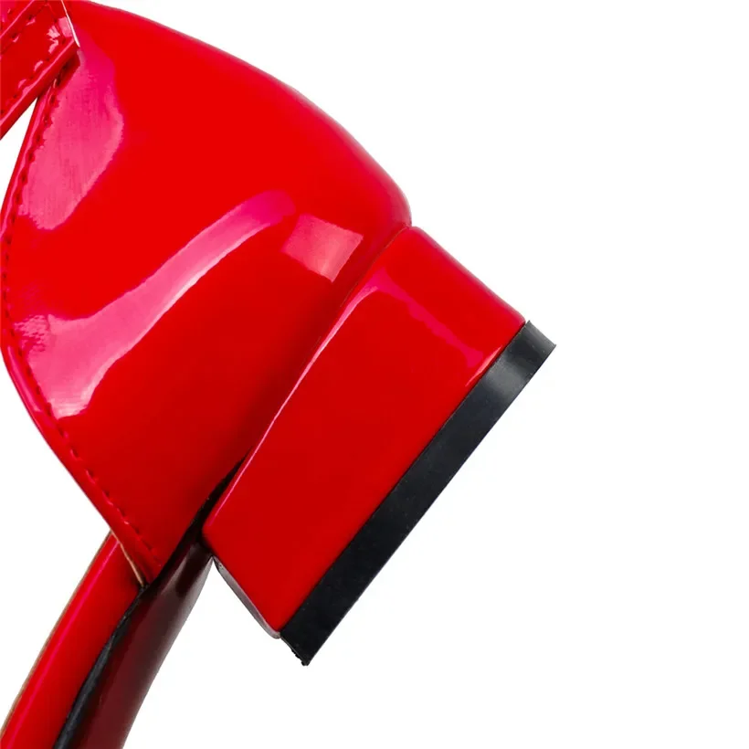 ビッグサイズの女性用ボウタイパンプス、ラウンドトゥ、ローブロ - Casual Sandal Leather のレビューと価格