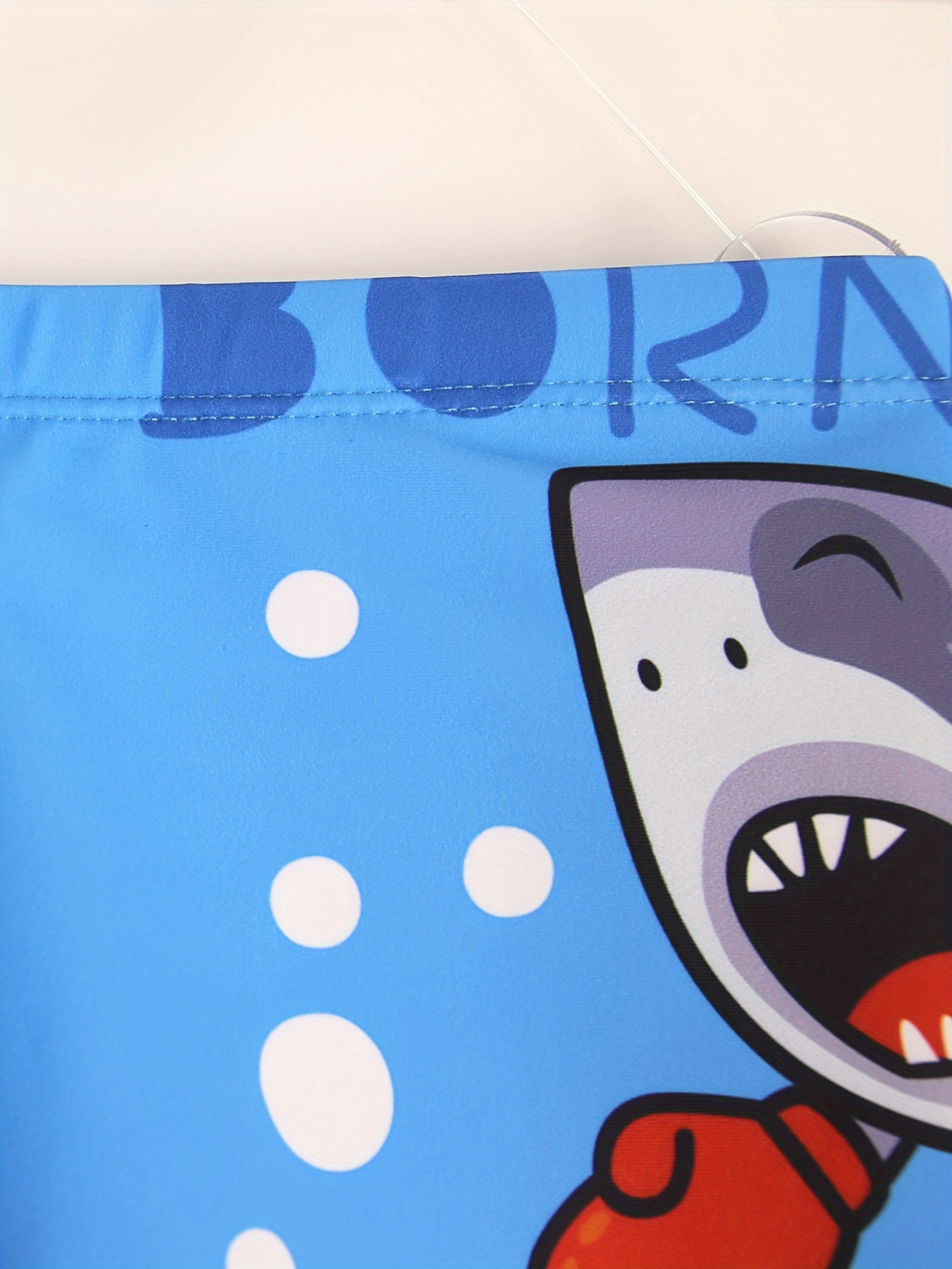 子供のための漫画のボクシングクラウとサメのパターン水泳パンツ - Swim Trunk Quick Dry のレビューと価格